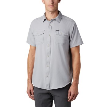 Columbia Overhemd Heren, Utilizer II Solid Short Sleeve Grijs, 95CJVMRLG